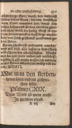 Wie man den sterbenden trösten und im zusprechen solle.