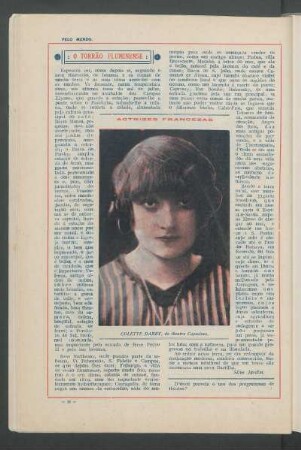 Actrizes francesas : Colette Darby, do teatro Capucines
