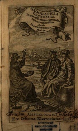 Geographia generalis : in qua affectiones generales telluris explicantur