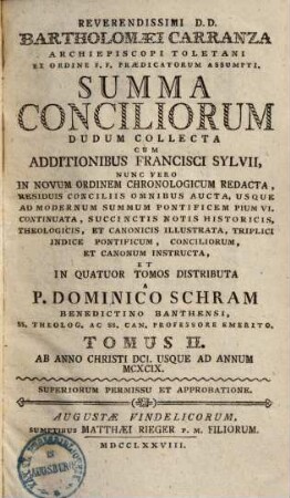 Summa conciliorum : dudum collecta. 2