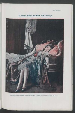 A mais bela mulher da França : Huguette Dufflos na versão cinematográfica da ópera de Strauss "O cavalleiro da rosa".