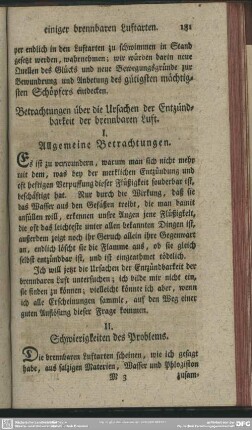 Betrachtungen über die Ursachen der Entzündbarkeit der brennbaren Luft