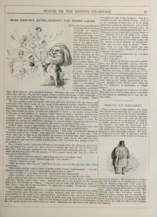 Miss Griffin's establishment for young ladies; Frescoes for parliament