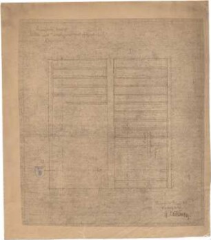 Bestelmeyer, German; Bonn (Nordrhein-Westfalen), Mühlheimerplatz; Verwaltungsgebäude - Mappe 3: Trauzimmer (Deckenabwicklung)