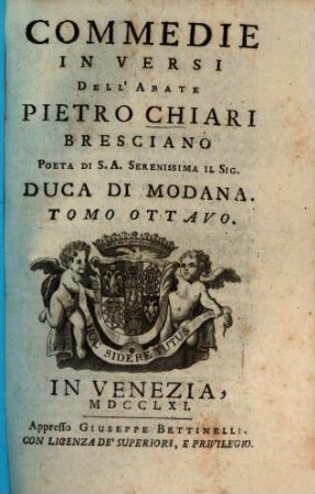 Commedie In Versi, 8