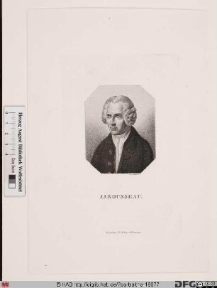 Bildnis Jean-Jacques Rousseau
