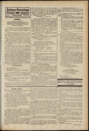 Zweite Ausgabe vom Mittwoch, den 24. März 1915.