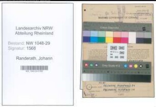 Entnazifizierung Johann Randerath , geb. 27.03.1897 (Beamter)