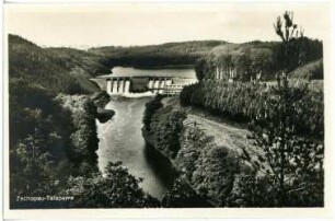 Kriebstein. Talsperre, Sperrmauer