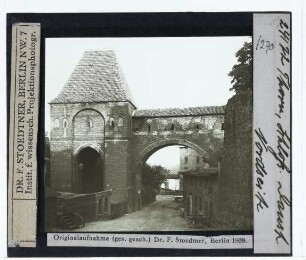 Thorn, Burg : Dansker (Vortrum) mit Bogengang