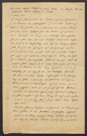 Schriftwechsel die Akademie der Wissenschaften zu Berlin betreffend