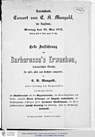 Barbarossa's Erwachen