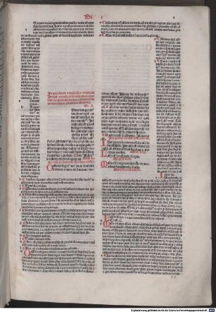 Decretum : mit der Glossa ordinaria von Johannes Teutonicus in der Bearbeitung von Bartholomaeus Brixiensis. Mit Inhaltsverzeichnis