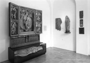 Marienaltar aus Neudorf : Marienaltar aus Neudorf. Holz, geschnitzt, gefasst (1515, P. Breuer). Dresden-Pillnitz: Kunstgewerbemuseum 27 648