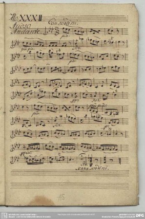 32. Anonymus, Arioso, f-Moll