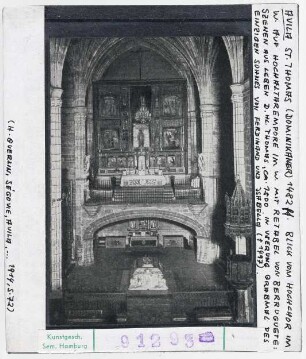 Avila: San Thomas, Blick vom Hochchor auf den Hochaltar