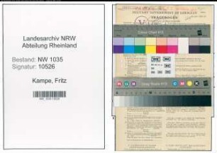 Entnazifizierung Fritz Kampe , geb. 20.10.1892 (Waschmeister)