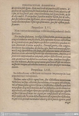 Propositio LVI. Non omnes intentiones visibiles comprehendi sensu spoliato.