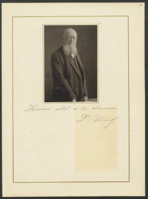 Dr. [Johannes] Kaempf [Präsident des Reichstags]