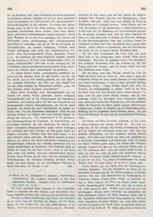 303-305 [Rezension] Walther, Friedrich, Vernünftiges Christentum