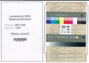 Entnazifizierung Laurenz Erkens , geb. 29.08.1891 (Landwirt)