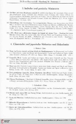 4. Chinesische und japanische Malereien und Holzschnitte (Nr. 165 - 233)