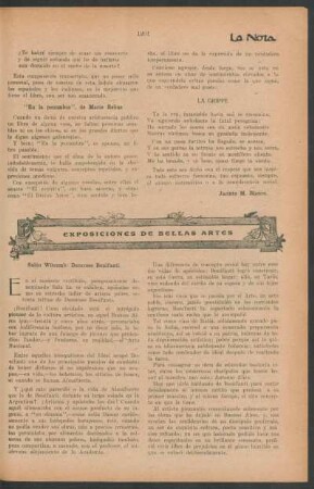 Exposiciones de bellas artes