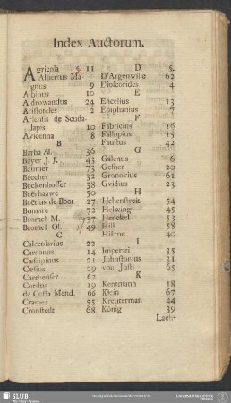 Index Auctorum