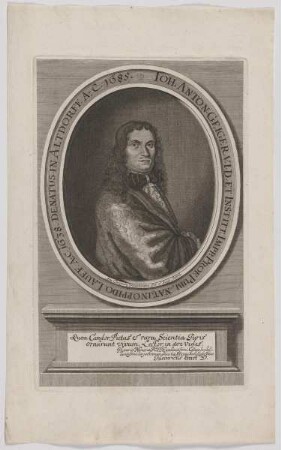 Bildnis des Ioh. Anton Geiger