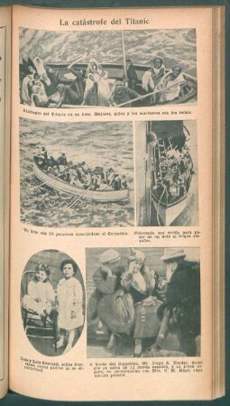 La catástrofe del Titanic - [Ilustración]