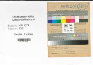 Entnazifizierung Justinus Heiduk , geb. 15.12.1918 (Bahnpolizist)