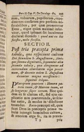 293-303, Praeceptum quartum: Honora patrem ...