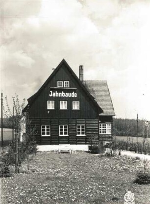 Hermsdorf. Jahnbaude. Eingangsseite