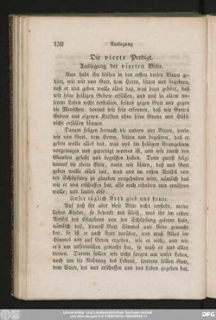 Die vierte Predigt. Auslegung der vierten Bitte.
