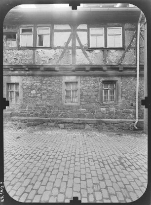 Wasungen, Schulgasse 2. Weyenhof (1630-1632). Hofansicht
