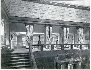 Billing, Hermann; Mannheim (Baden-Württemberg); Kunsthalle - Treppenaufgang