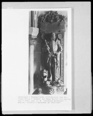 Grabmal des Hans Herter von Herteneck, gest. 1563
