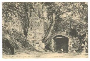 Ansichtskarte: Burg Falkenstein i. Selketal, Harz Innerer Eingang