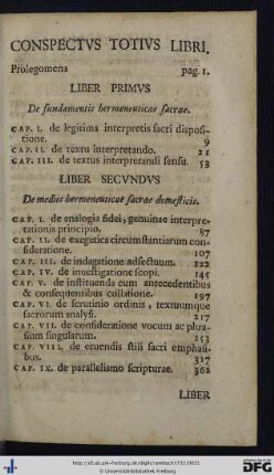 Conspectus Totius Libri.