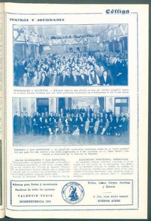 [Vista de la sala del "Orfeón Español" durante la Gran Velada Artística celebrada por la sociedad] Mondoñedo y Distritos.