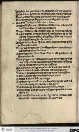 Zeichen der pestilentz, ingumaria vel ingumaris.