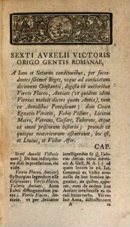 Sexti Avrelii Victoris Historia Romana