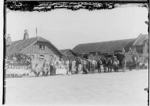 Erntedankfest in Sigmaringen 1933; Melker, Bauern