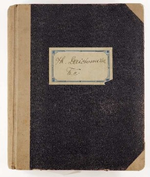 Handgeschriebenes Kochbuch