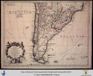 Carte du Paraguay, du Chili, du Detroite de Magellan etc.
