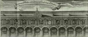 Abbildung der Gallerie auf dem Churfürstl. Sächß. Stalle zu Dresden : Abbildung der Gallerie auf dem Churfürstl. Sächß. Stalle zu Dresden. Kupferstich. Aus: Weck, Anton: Der Chur-Fürstlichen Sächsischen weitberuffenen Residentz- und Haupt-Vestung Dresden Beschreibung und Vorstellung. Nürnberg, 1679. Dresden: SLUB Mscr.Dresd.40
