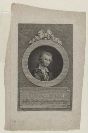 Bildnis des Ludwig Heinrich Nicolai