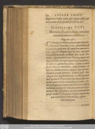 Schediasma CCVI.