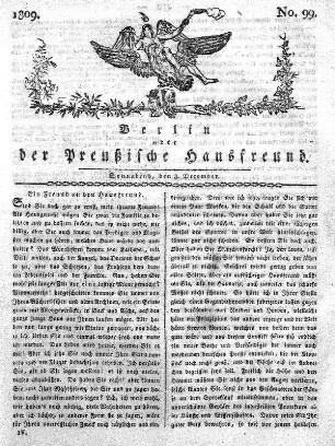 No. 99., 8. December 1809