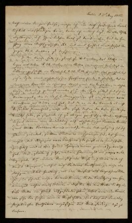 18: Brief von Friedrich August Biener an Gustav Hugo, Berlin, 3.5.1833